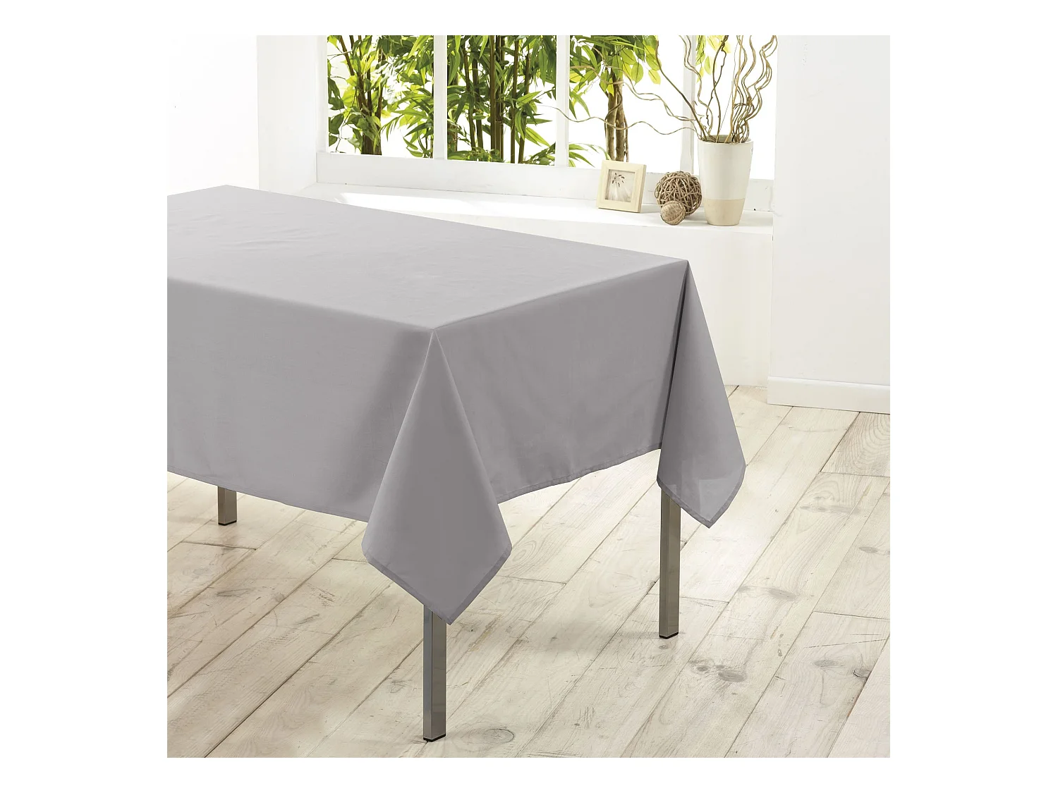 Nappe Antitache "Essentiel" 140x200cm Gris