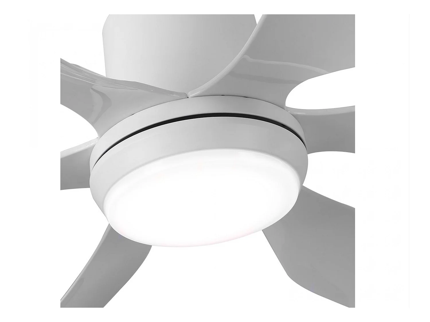 Ventilateur de plafond ø167 cm avec LED et Wifi Réversible Hypersilence