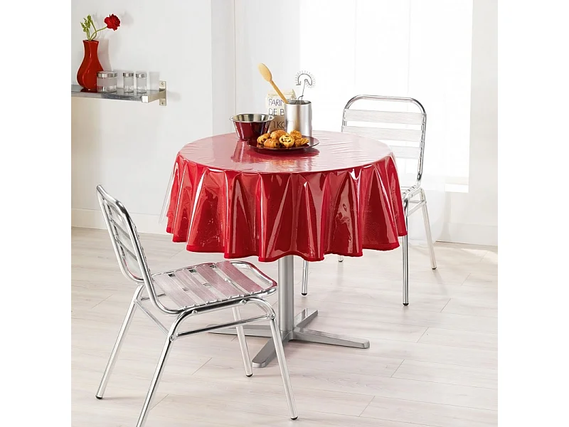 Toile Cirée de Protection "Cristal" 140cm Transparent