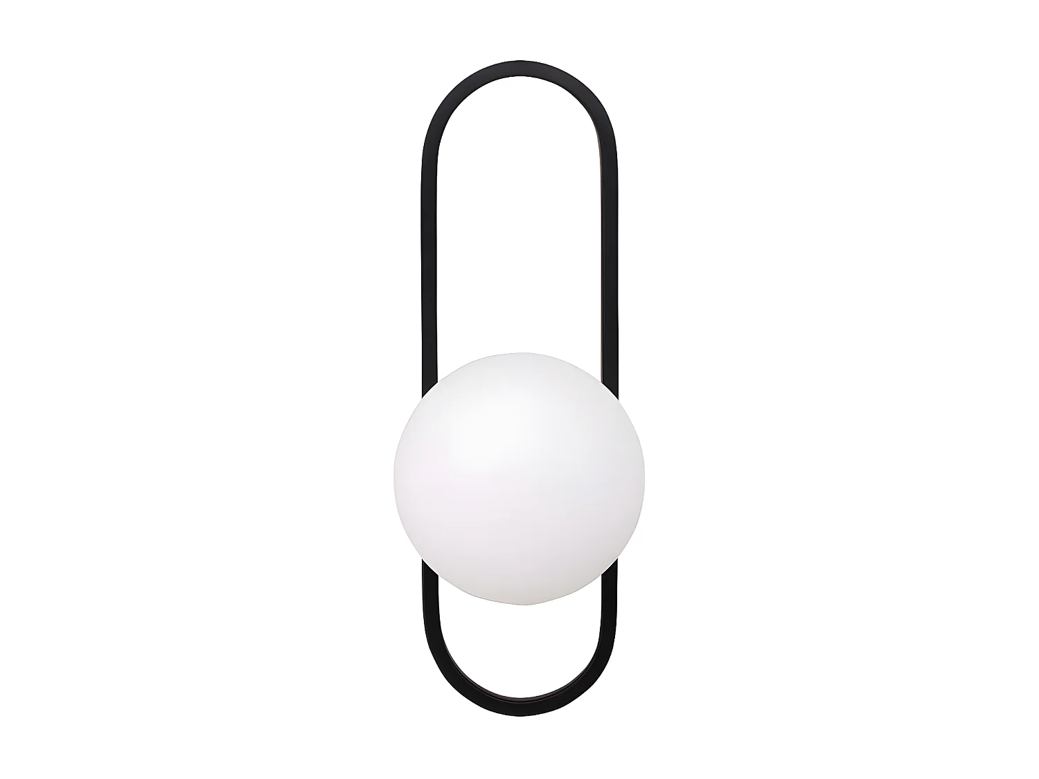 Alpes - Applique murale en métal - Noir