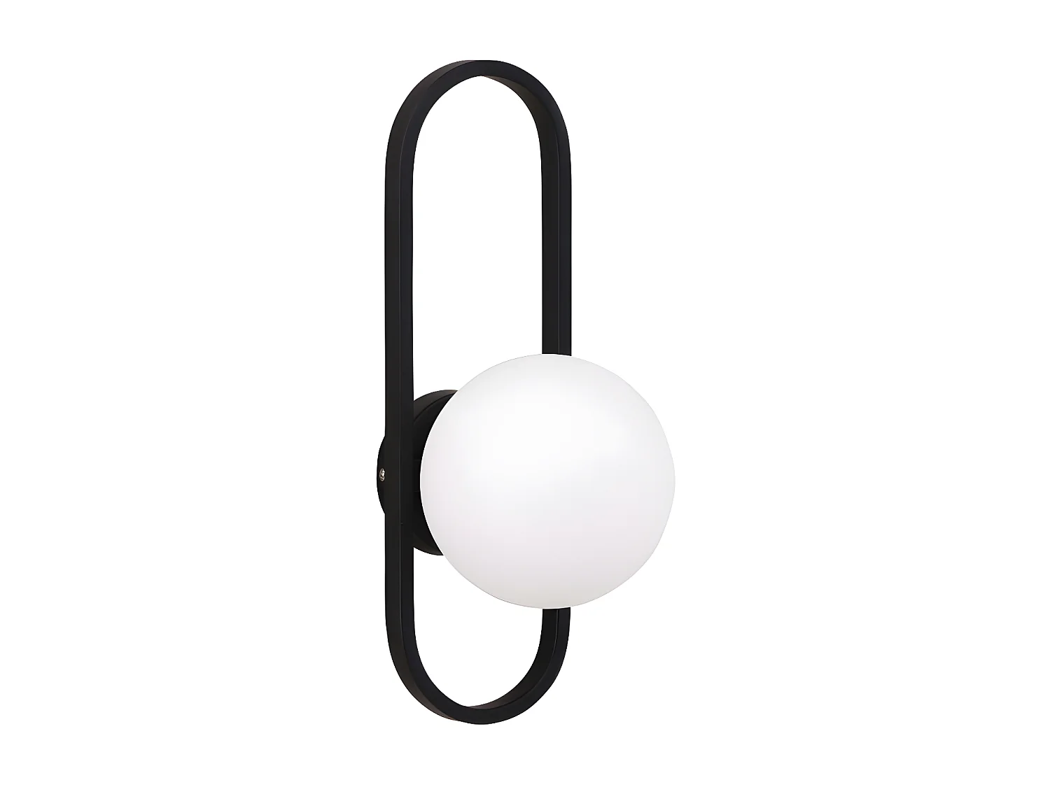 Alpes - Applique murale en métal - Noir