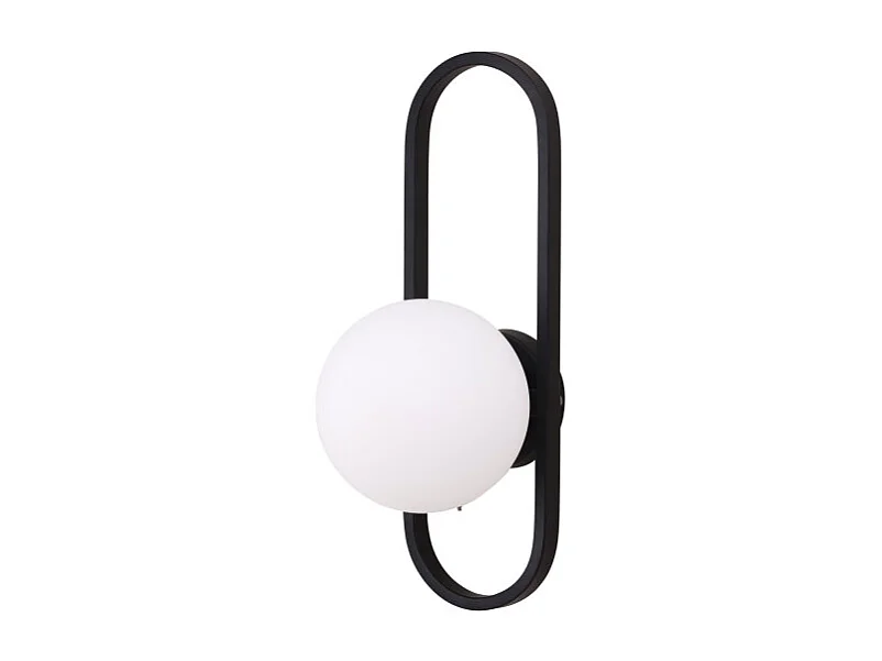 Alpes - Applique murale en métal - Noir