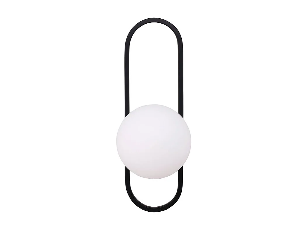 Lámpara de pared Alpes lighting 15x19x40cm color negro.