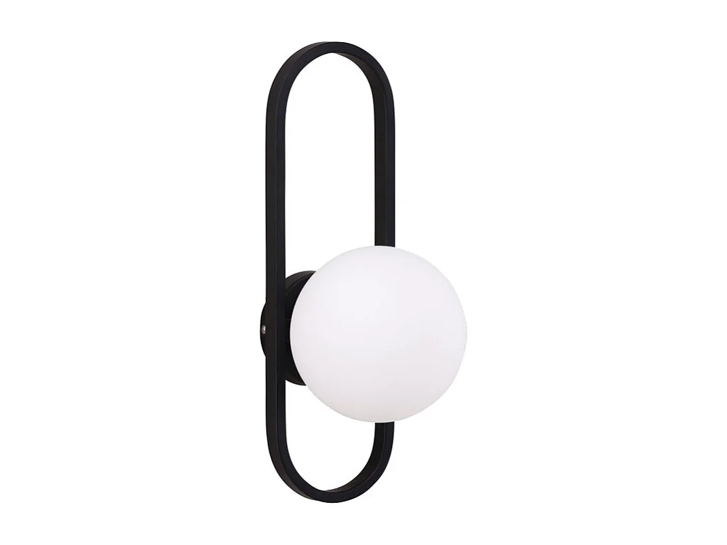 Lámpara de pared Alpes lighting 15x19x40cm color negro.
