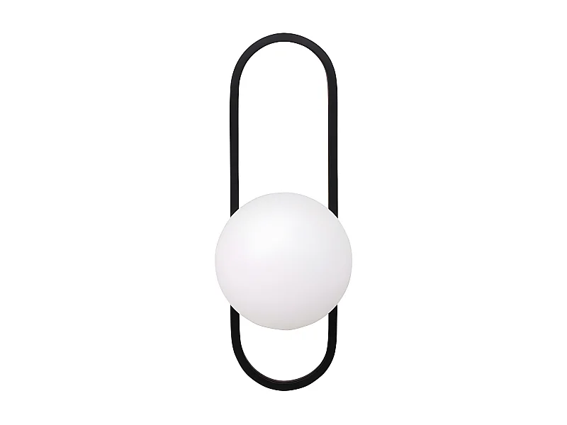 Alpes - Applique murale en métal - Noir