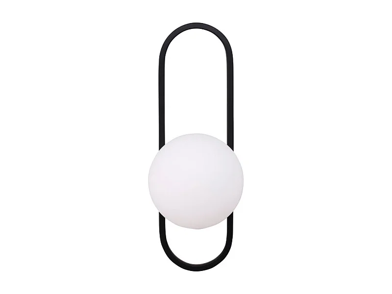 Alpes - Applique murale en métal - Noir