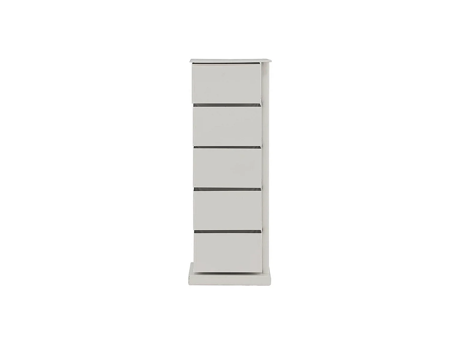 Meuble de Rangement 5 Tiroirs "San Carlos" 72cm Blanc