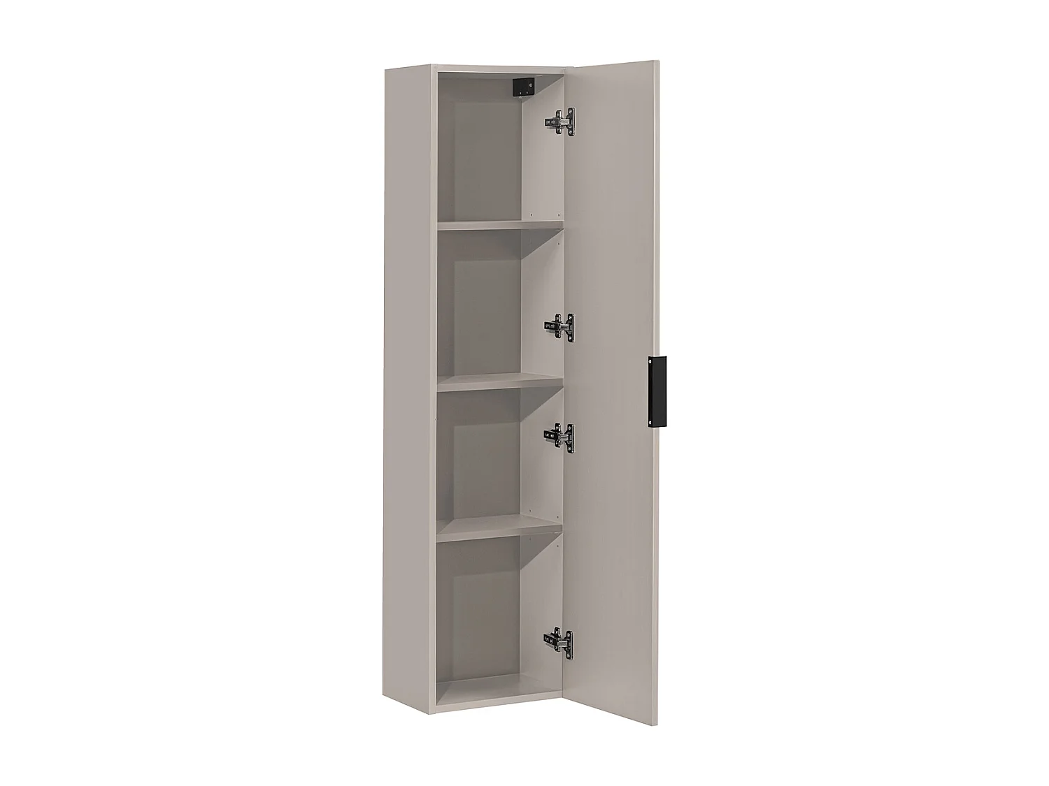 Ensemble meuble double vasque encastrée 120cm et colonne Adriel Cachemire