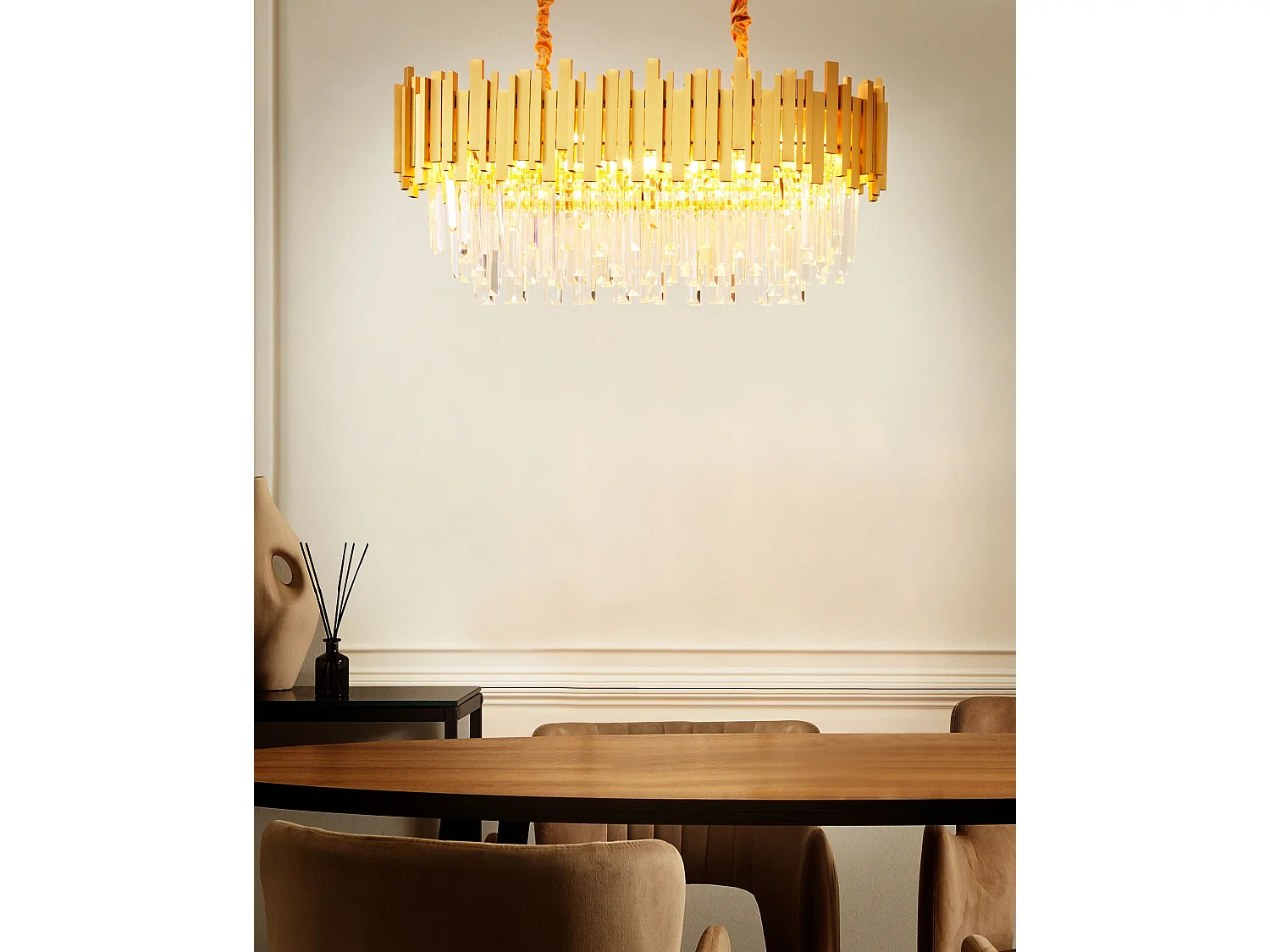 Chandelier GARCIA Metal Gold