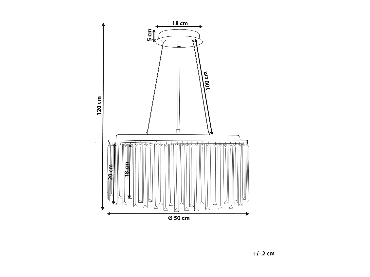 Lustre LAMEIRA Verre Argenté