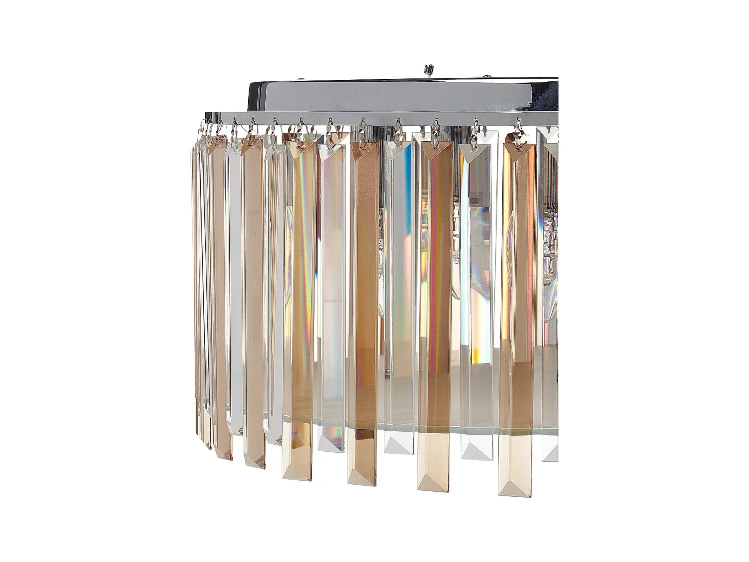 Lustre LAMEIRA Verre Argenté