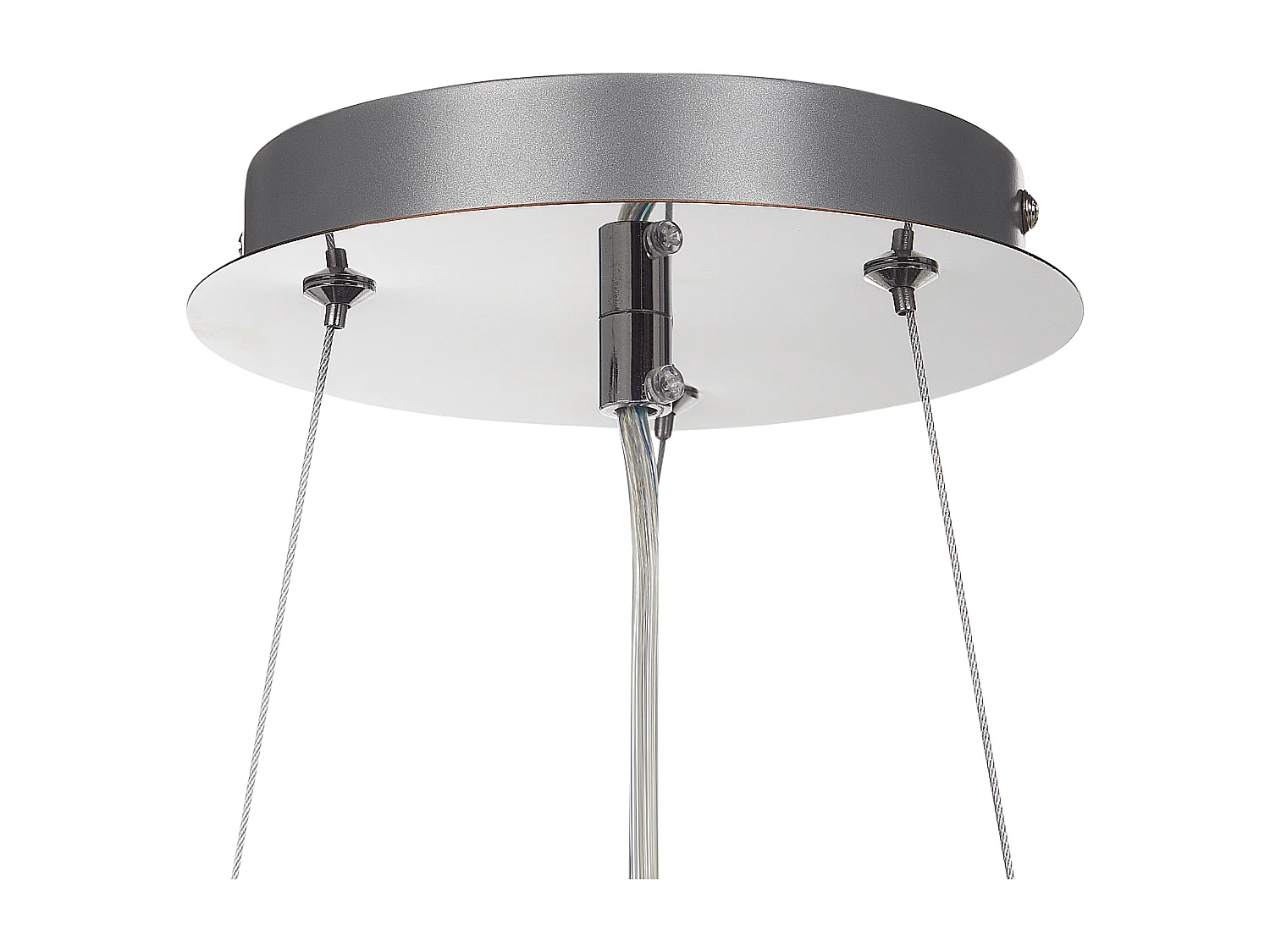 Kroonluchter LAMEIRA Glas Zilver