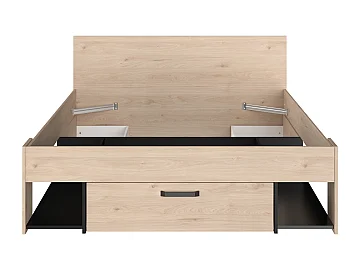 Letto 140x190cm Nero
