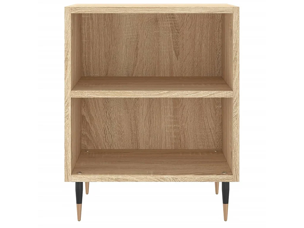 Nachttische 2 Stk. Sonoma-Eiche 40x30x50 cm Holzwerkstoff