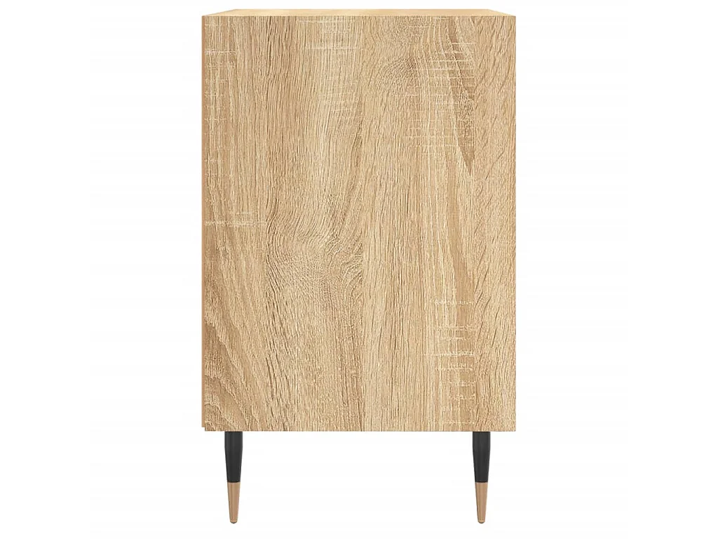 Nachttische 2 Stk. Sonoma-Eiche 40x30x50 cm Holzwerkstoff
