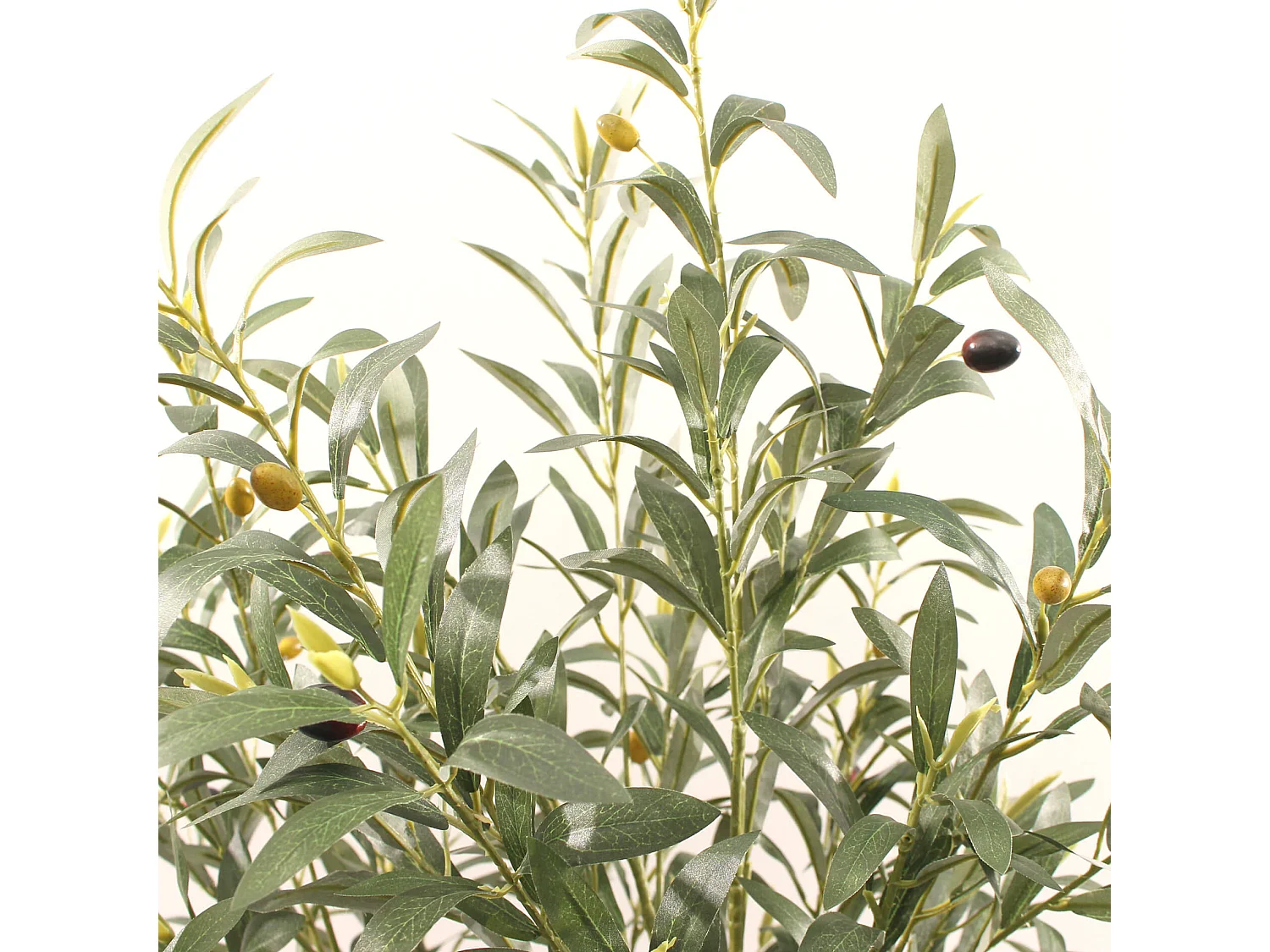 Plante artificielle Olivier Garnet 150x45x45 Polyester Bois Vert Marron