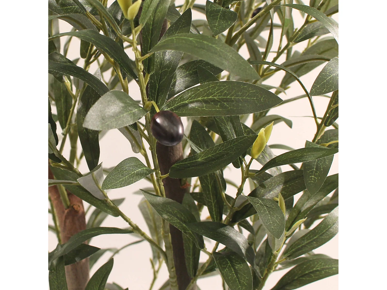 Plante artificielle Olivier Garnet 150x45x45 Polyester Bois Vert Marron