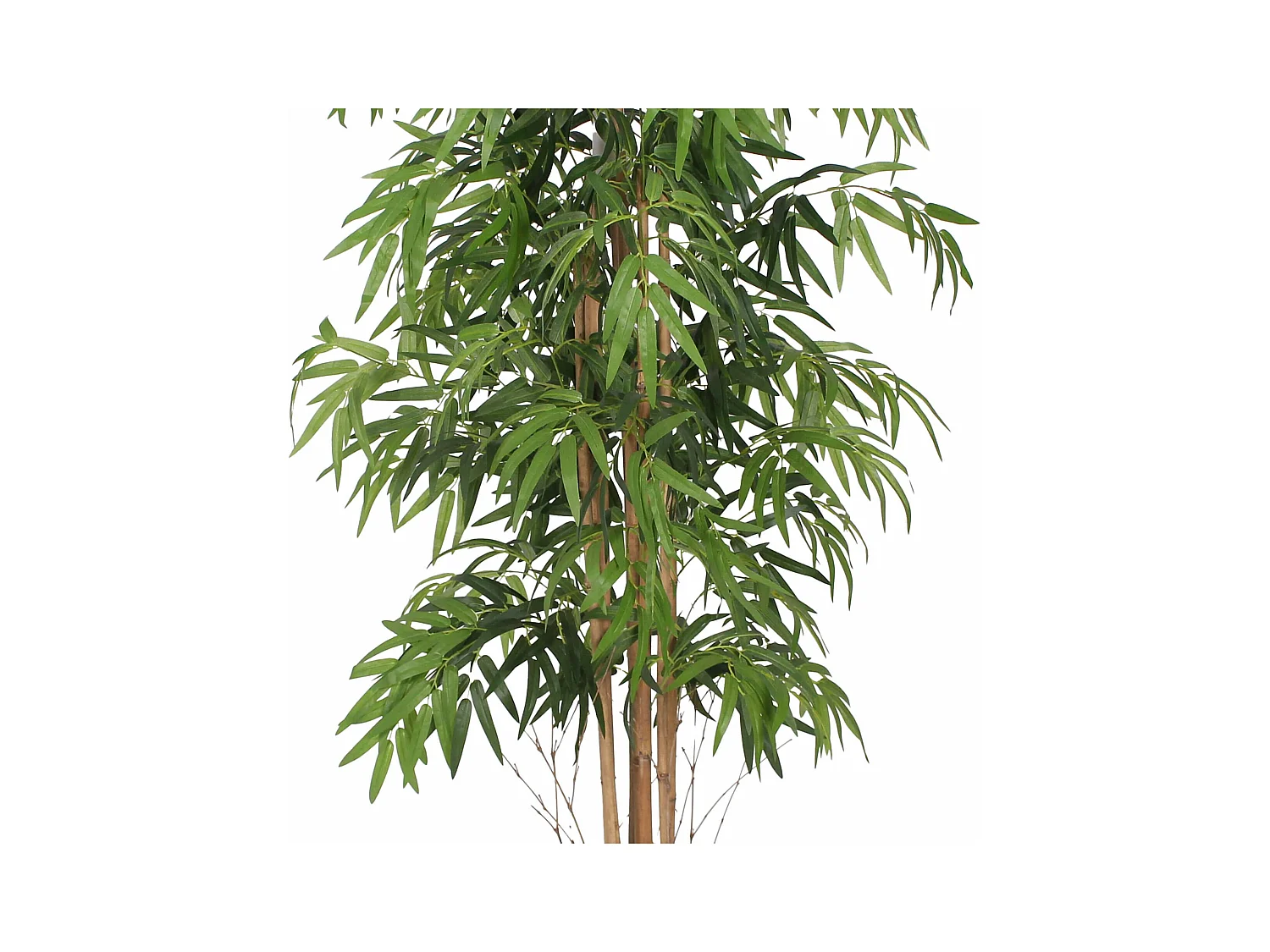 Plante artificielle Bambou Tukra 150x35x35 Polyester Bois de Bambou Vert Marron