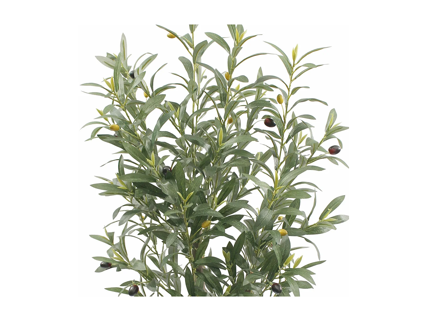 Planta artificial de Oliveira Rebecca Mobili Thoka 120x35x35 Poliéster Madeira Verde Marrom