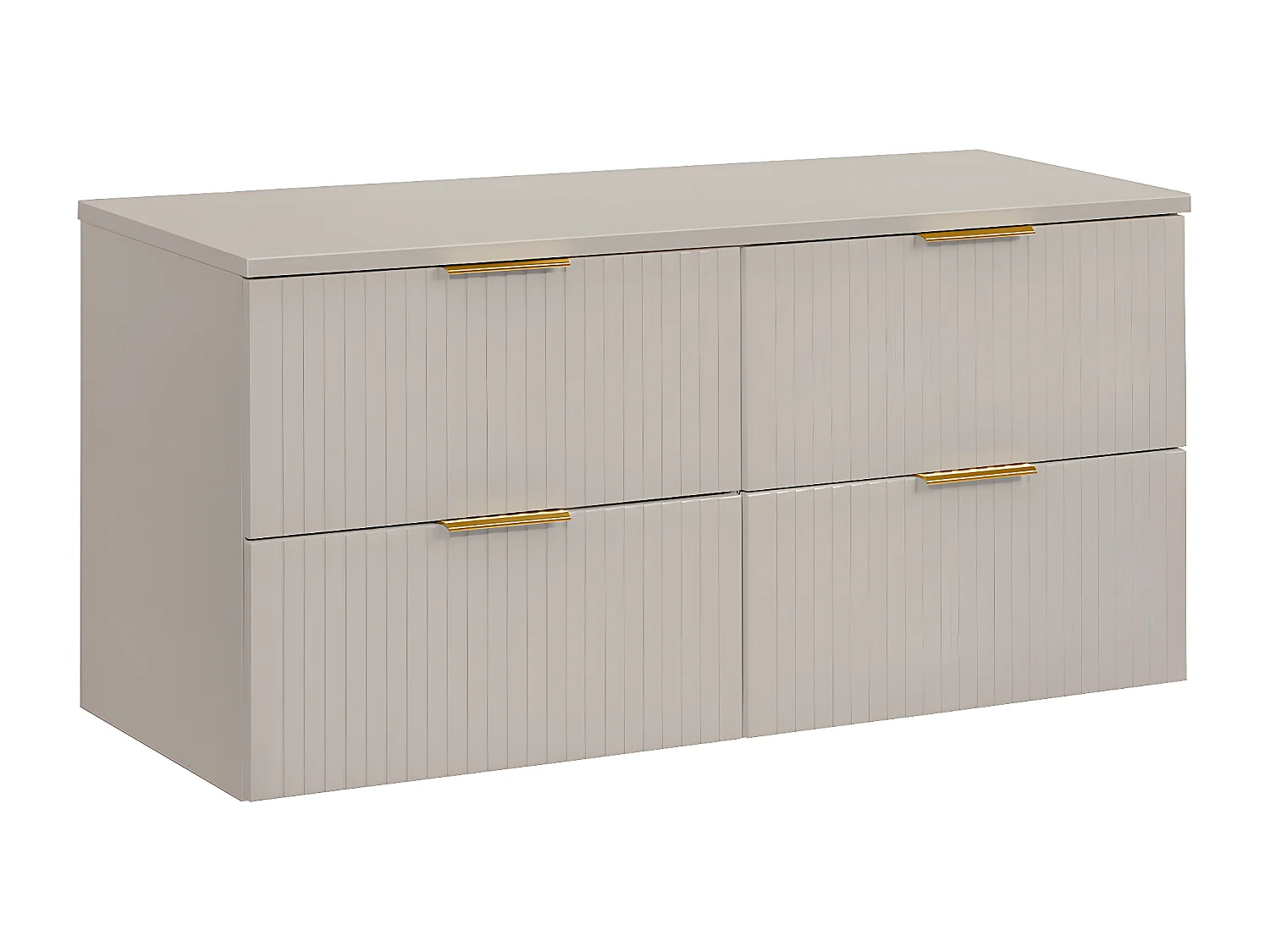 Meuble sous-vasque 120cm plan de toilette Adriel Cachemire