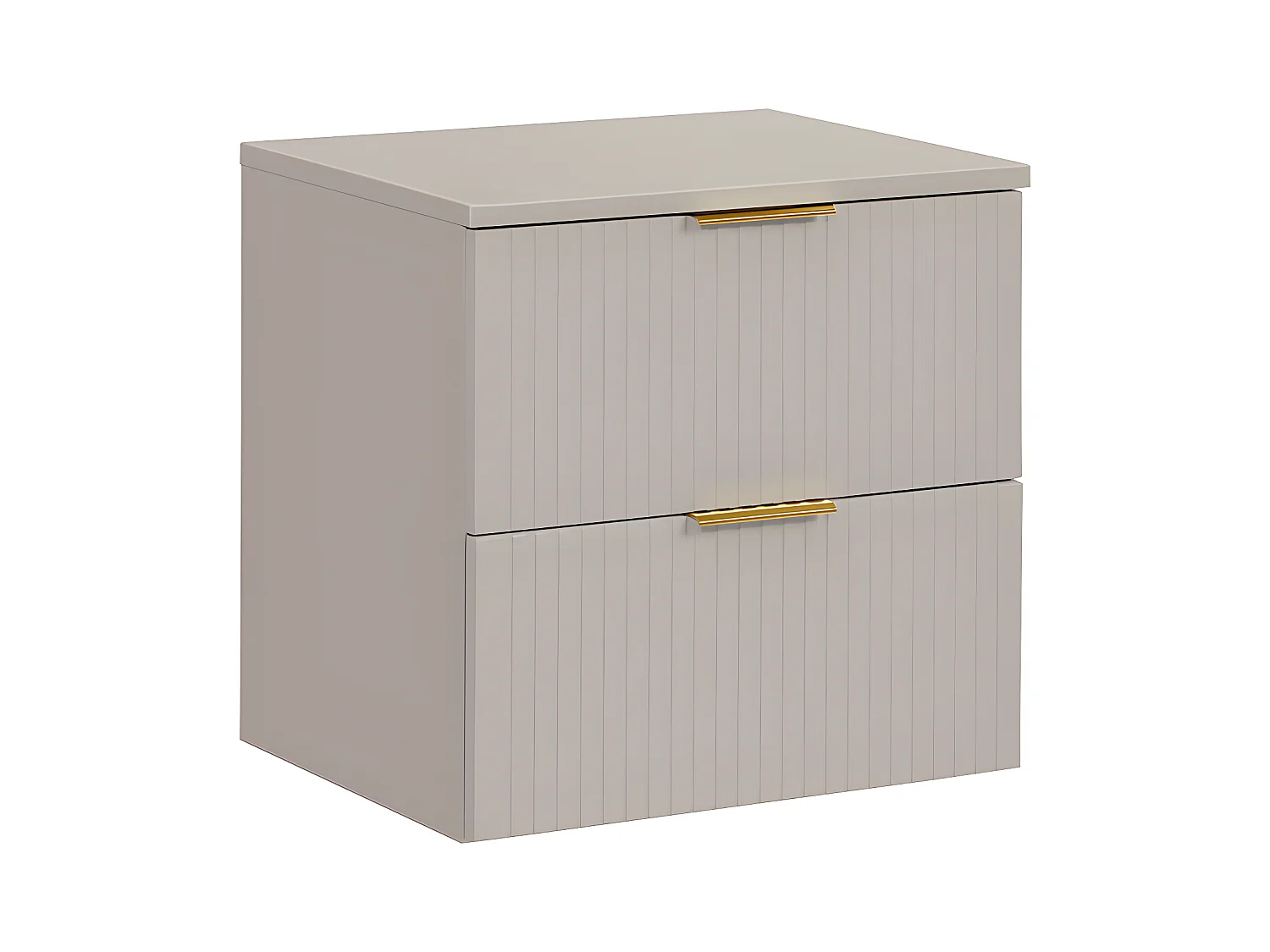 Meuble sous-vasque 60cm plan de toilette Adriel Cachemire