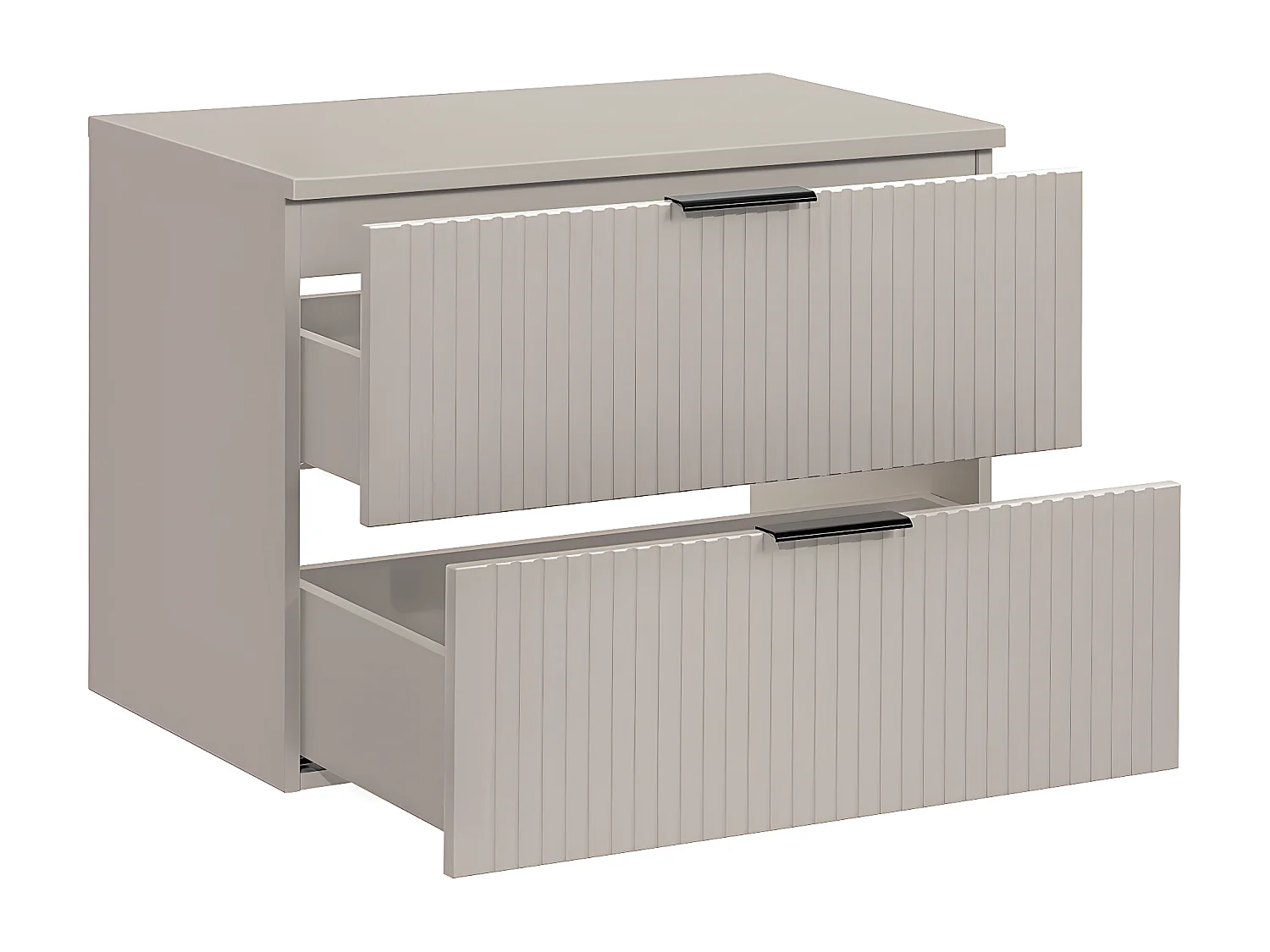 Meuble sous-vasque 80cm plan de toilette Adriel Cachemire