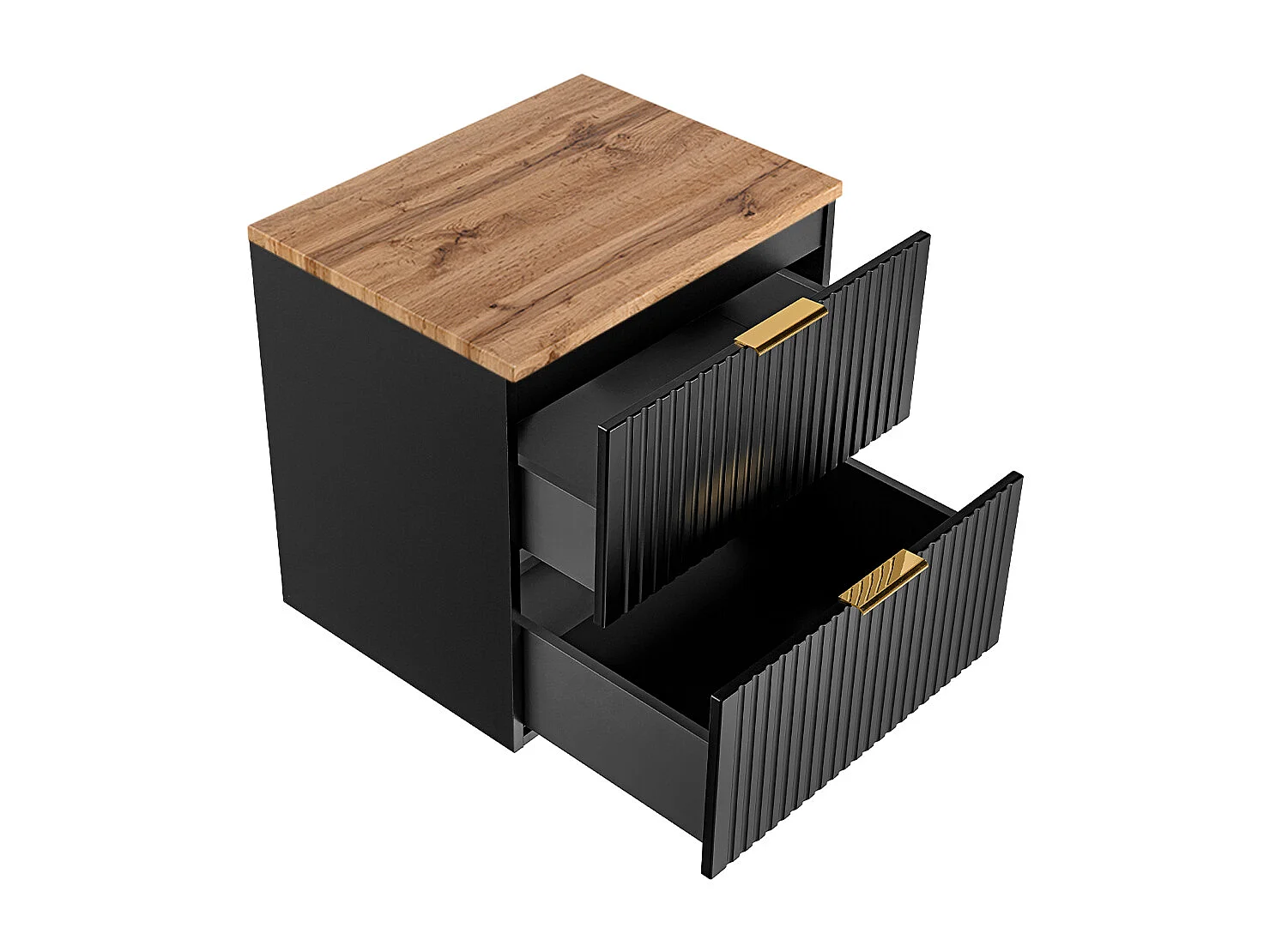 Meuble sous-vasque 60cm plan de toilette Adriel Sort og Træ
