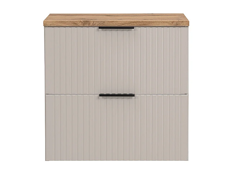 Vaskeskab 60 cm vaskeskabsplade Adriel Cashmere og træ