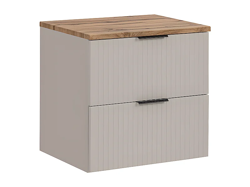 Wastafelonderbouw 60cm badmeubel Adriel Kasjmier en Hout