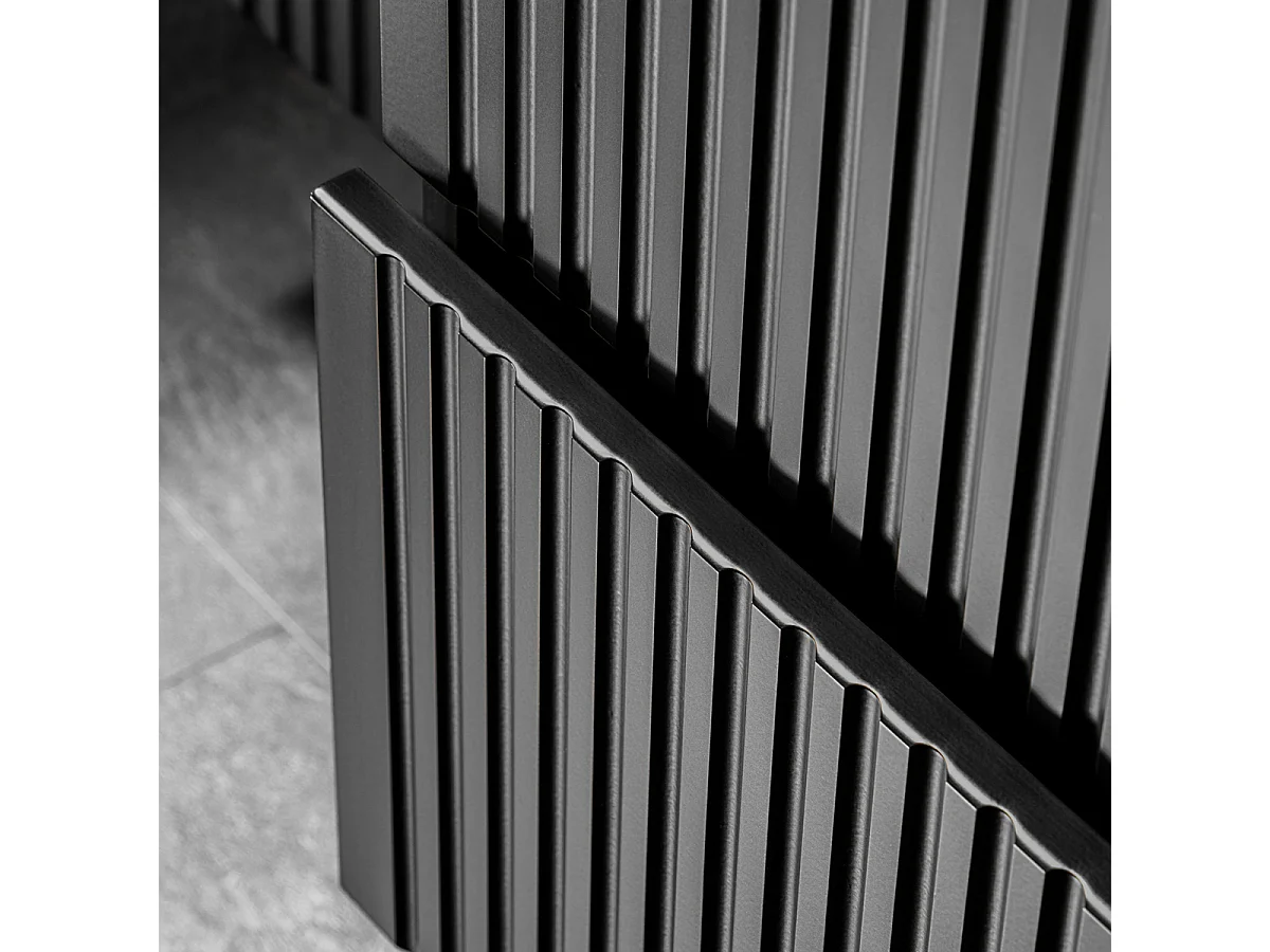 Meuble double vasque 120cm Adriel Sort og Træ