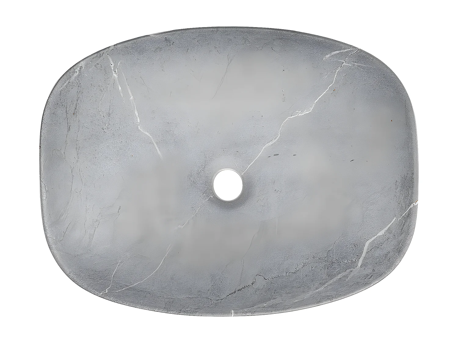 Meuble simple vasque effet pierre 80cm Adriel Cachemire et Bois