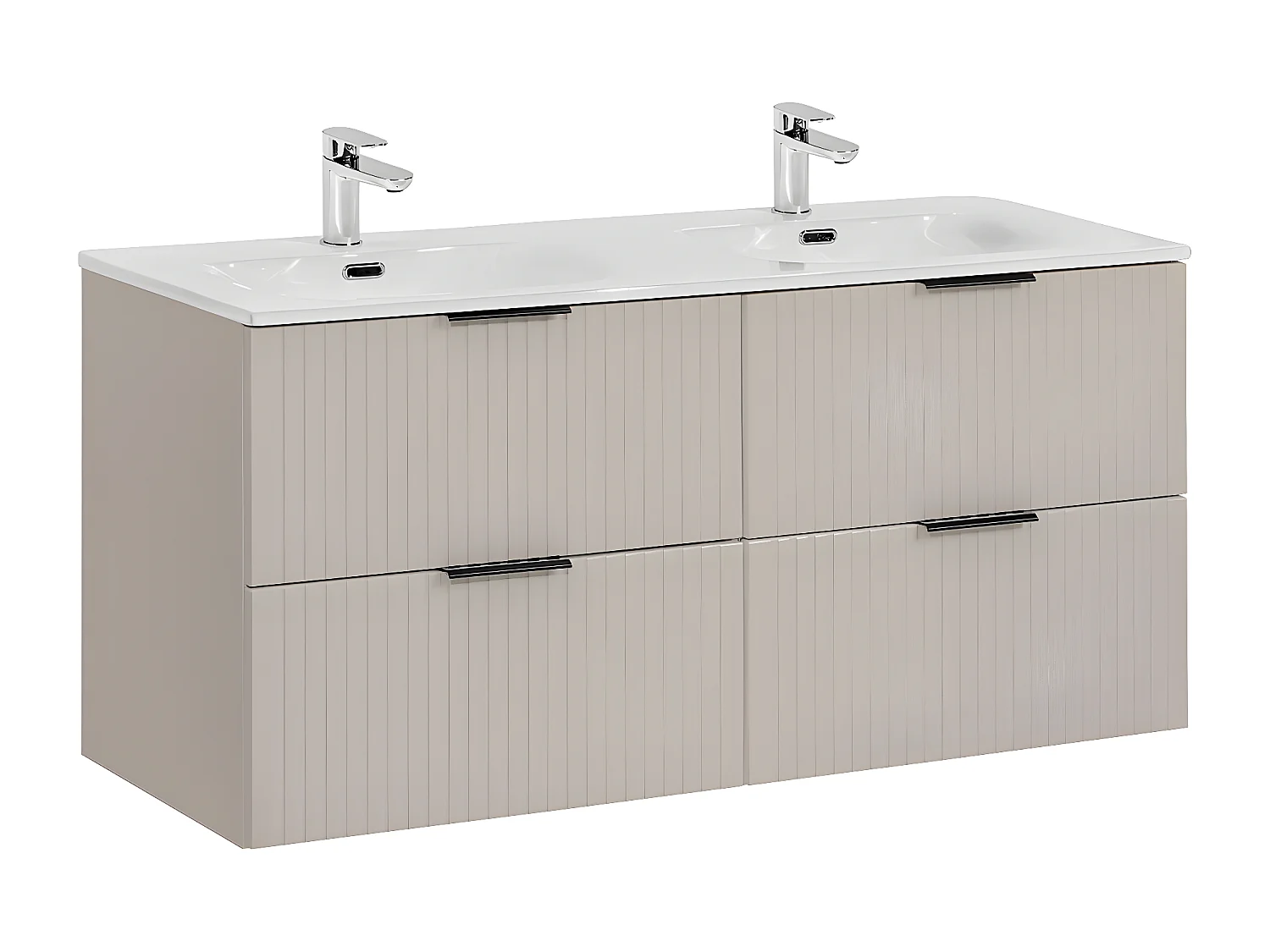 Lavabo doble lavabo encastrado 120cm Adriel Cachemira