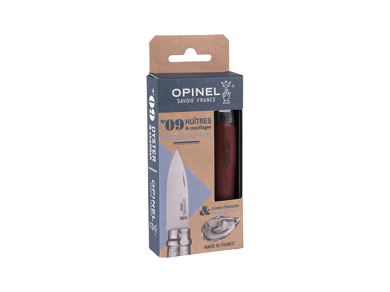 Austern und Muschelmesser Opinel n°09