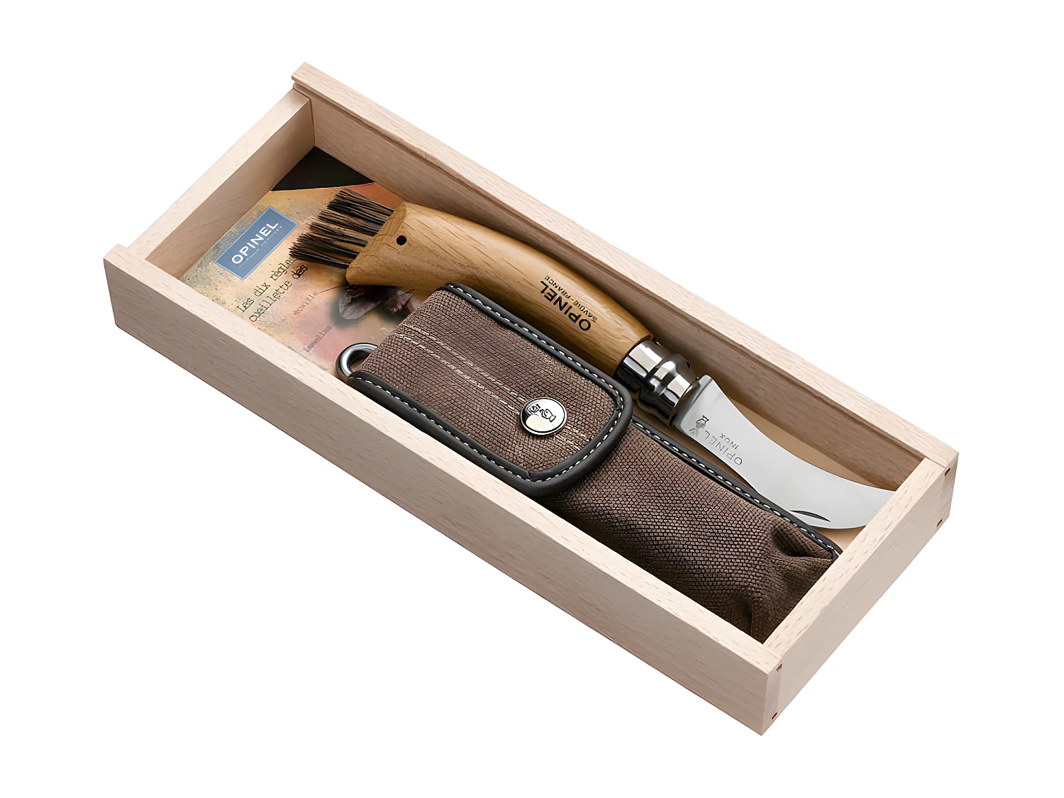 Plumier couteau à champignons N°08 et son étui