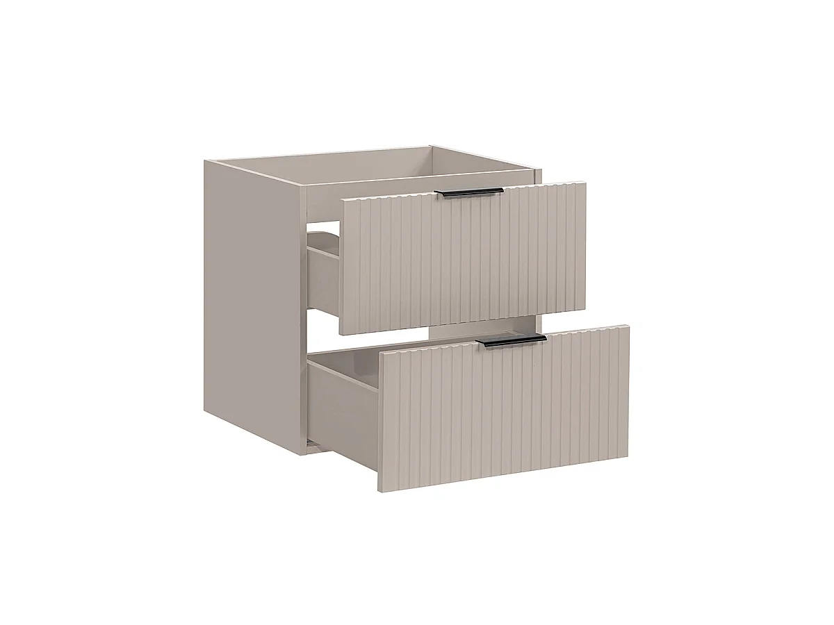 Vanity unit 60cm Adriel Cachemire