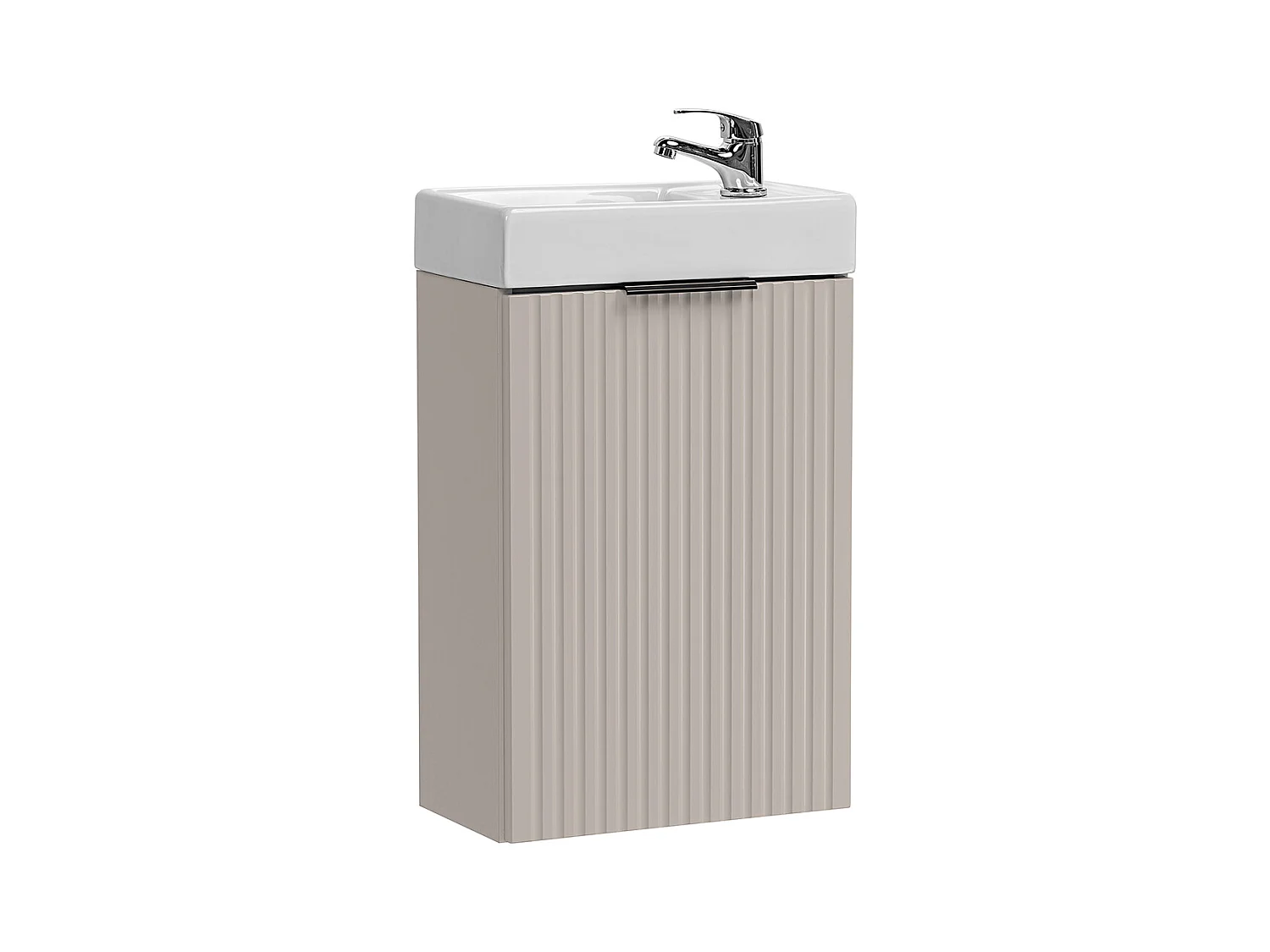 Meuble lave-mains 40cm 1 porte Adriel Cachemire