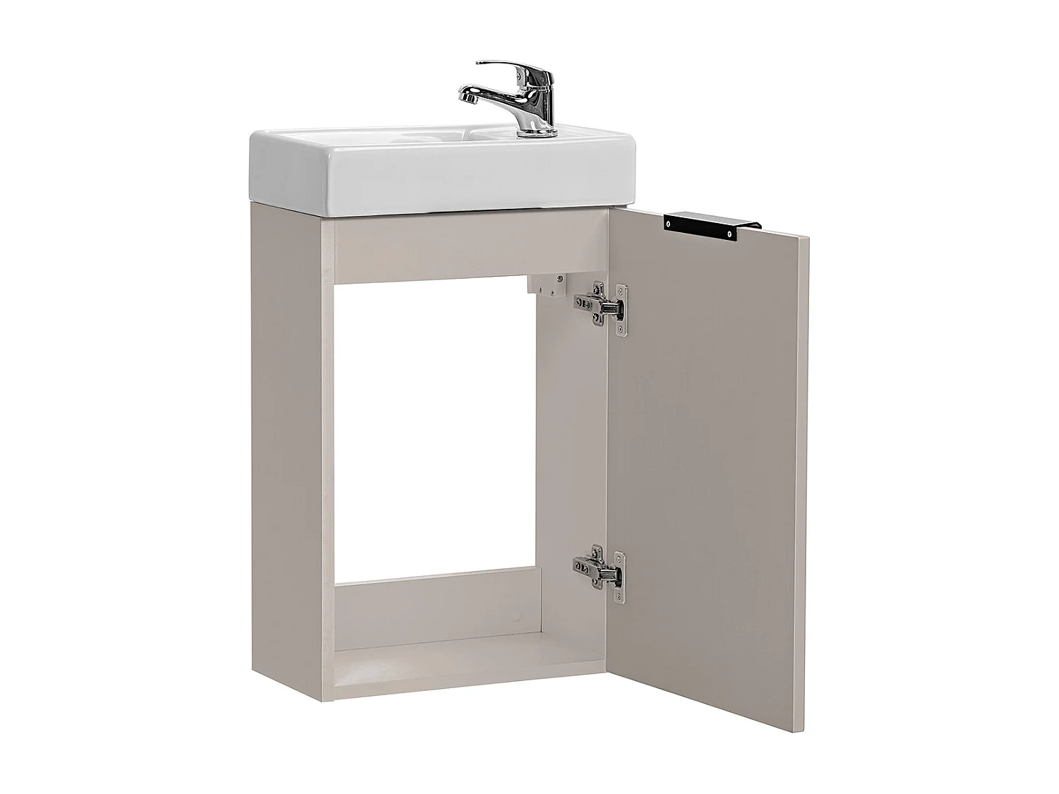 Meuble lave-mains 40cm 1 porte Adriel Cachemire