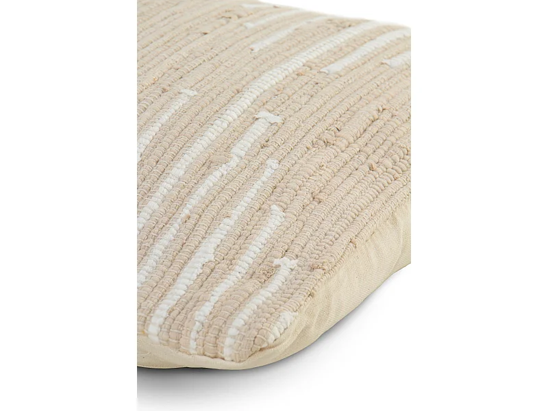 Cuscino in cotone beige 45x45 cm