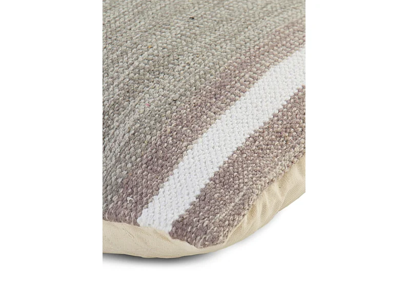 Coussin en coton gris 45 x 45 cm