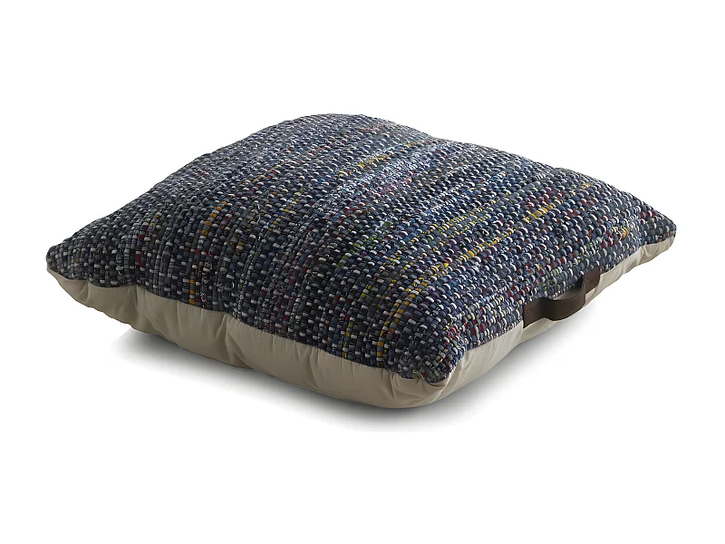 Coussin et pouf de sol en coton 75 x 75 cm