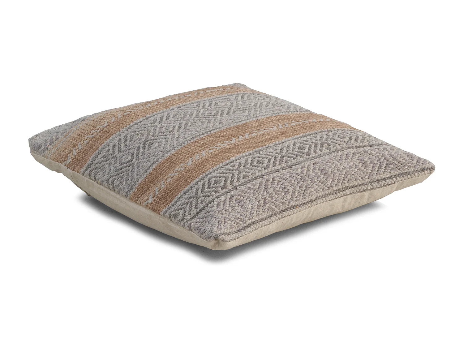 Rötliches Baumwollkissen45x45 cm