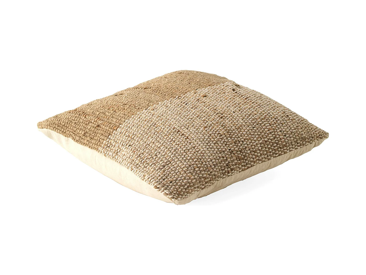 Cuscino in iuta e cotone 45x45 cm