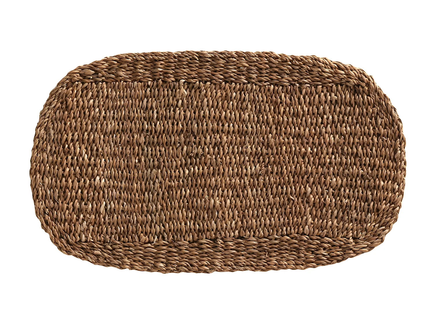 Tappeto ovale in alghe naturali 75x45 cm