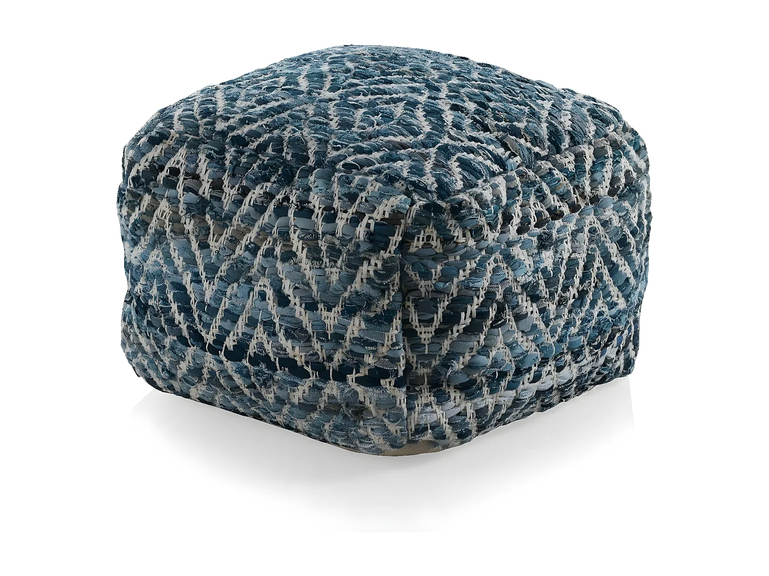 Puf algodón  45x45x35 cm