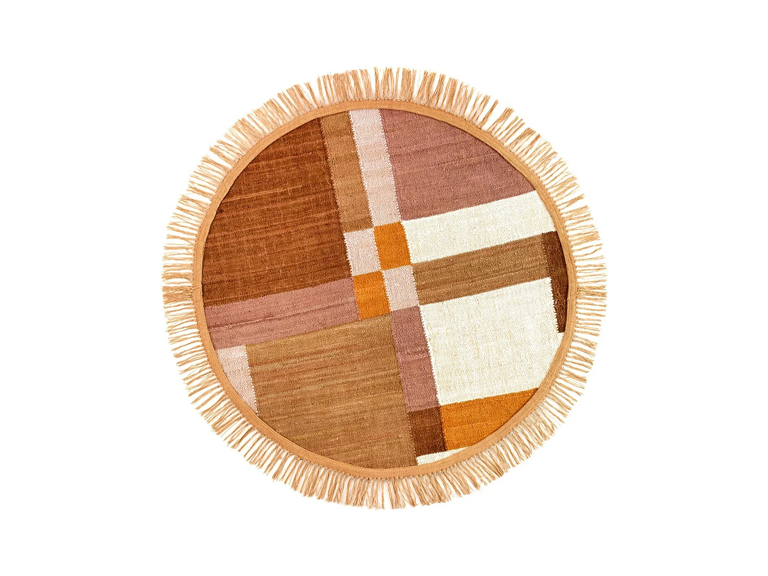 Tapis de coton 120 cm diam.