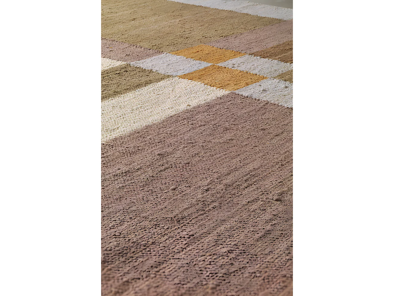 Tappeto in cotone 120 cm diam.