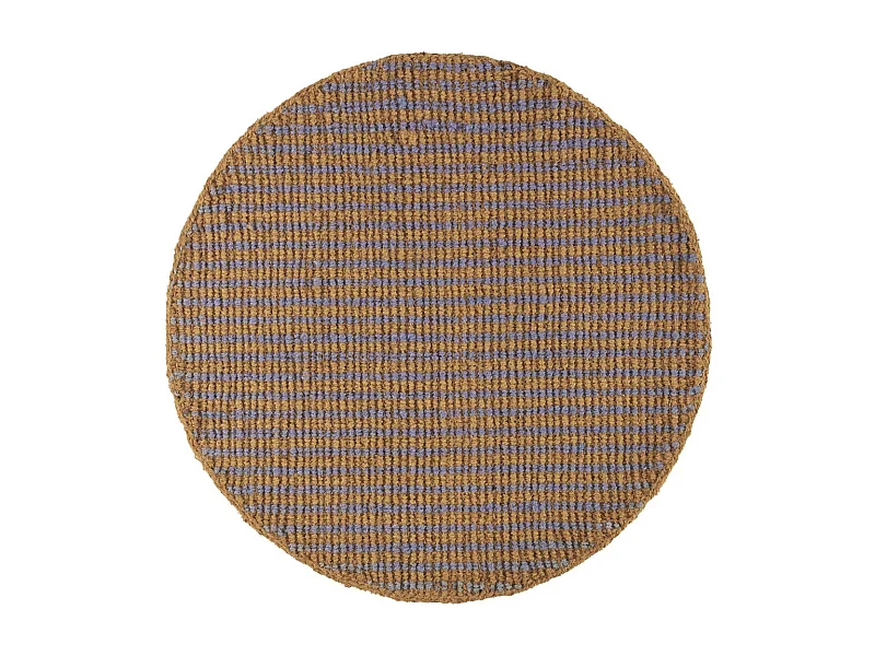 Teppich aus Kokosfaser, 180 cm Durchmesser.