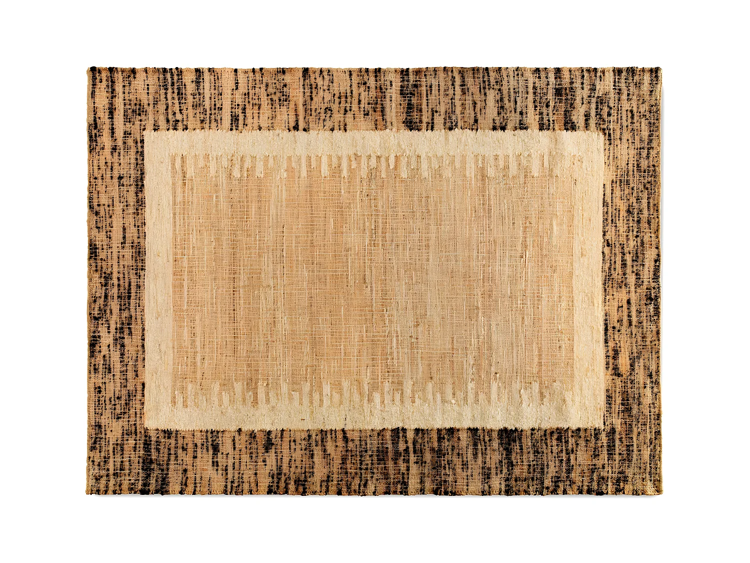 Tapis en jute, laine et coton 210x270 cm