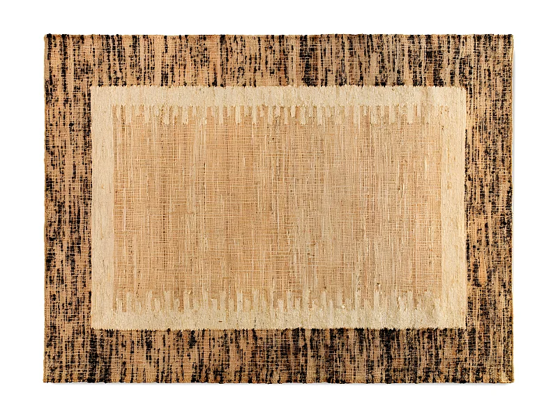 Juteteppich aus Wolle und Baumwolle, 210 x 270 cm