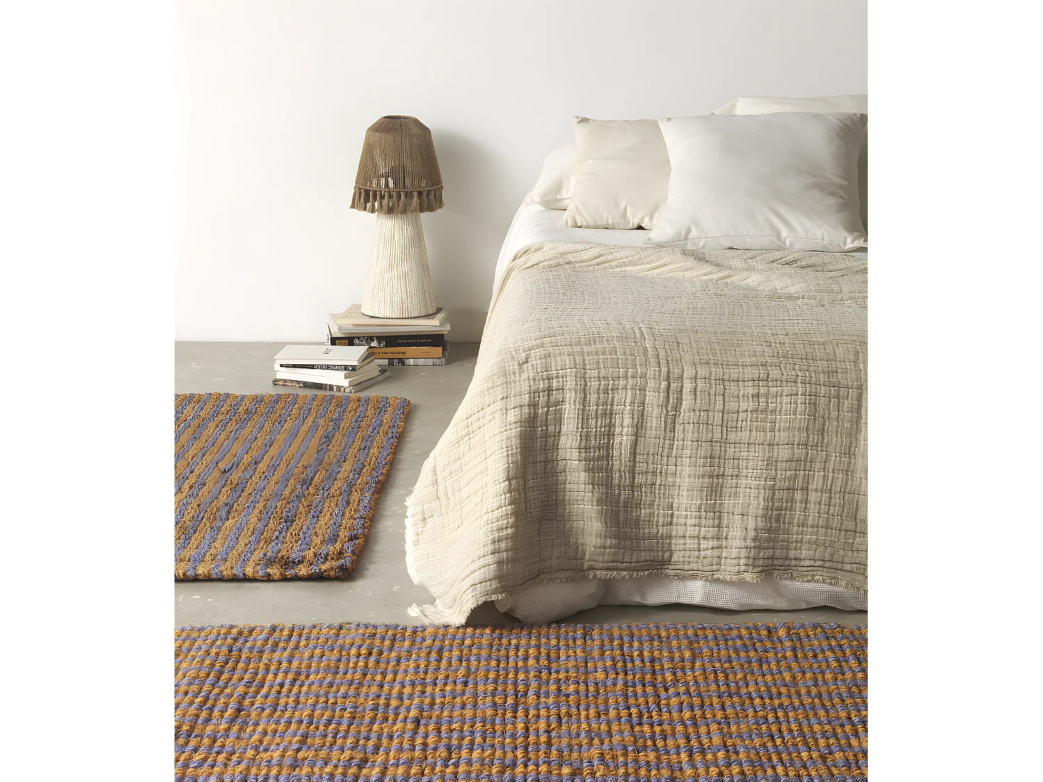 Alfombra fibra de coco 120 cm diam.